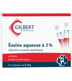 Boite de 10 Unidose Eosine Aqueuse 2 ml Stérile