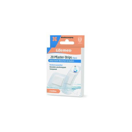 Pansements Etanches Aqua Transparent Waterproof Boite de 20