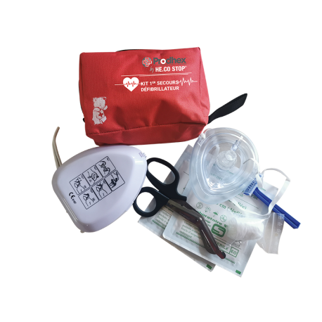 Trousse kit 1er secours défibrillateur